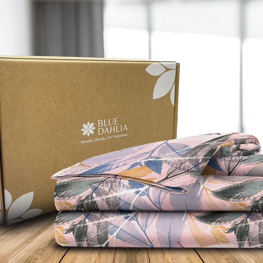 Bedsheet Set - 300TC Spring Time - Image 7
