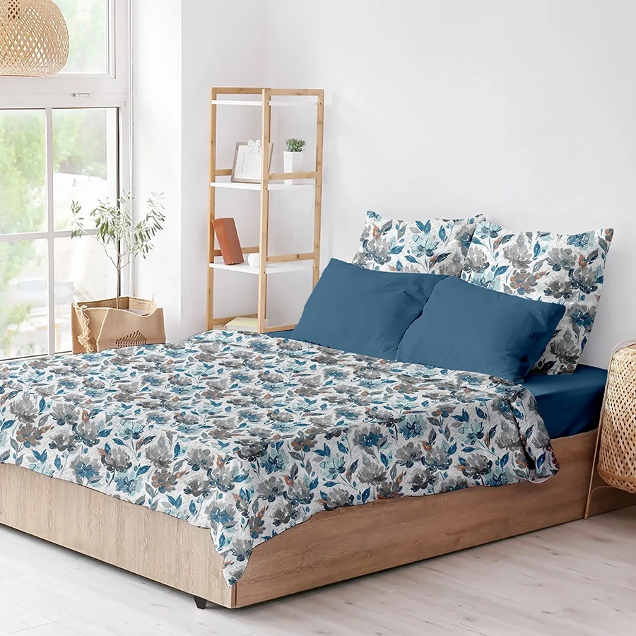 Bedsheet Set - 300TC Vintage Rustic Flowers - Image 8
