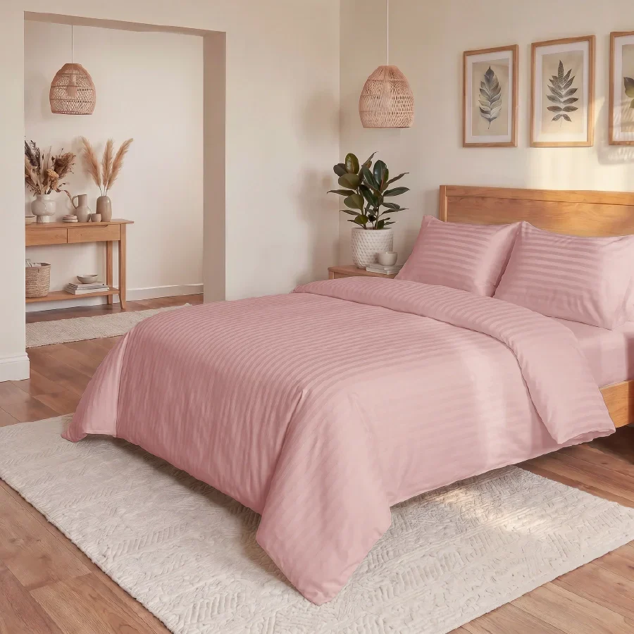 Bed Sheet Set - 300TC Striped Luxe - Image 12