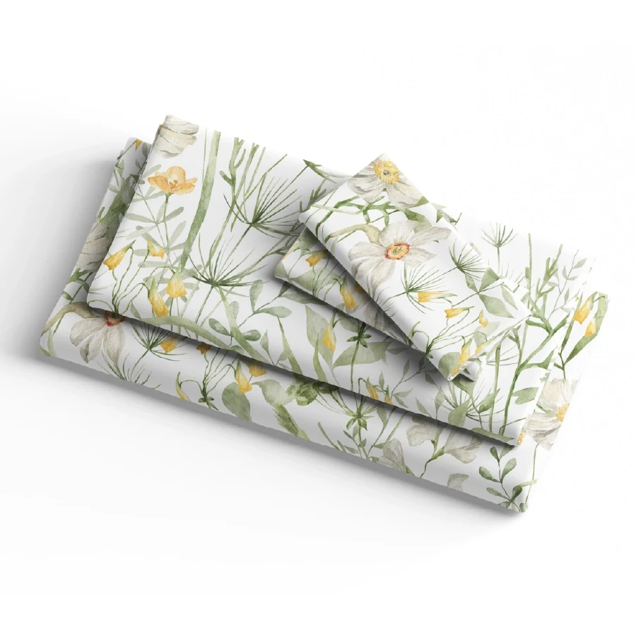 Bedsheet Set - Aquarelle Garden - Image 3