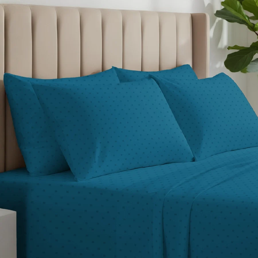 Fitted Bedding Set - Swiss Dot - 500TC Complete Set - Image 14