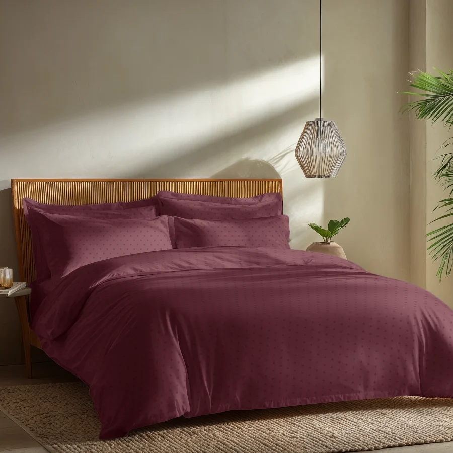 Fitted Bedding Set - Swiss Dot - 500TC Complete Set - Image 21