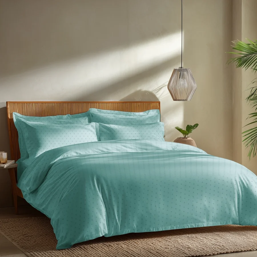 Fitted Bedding Set - Swiss Dot - 500TC Complete Set - Image 31