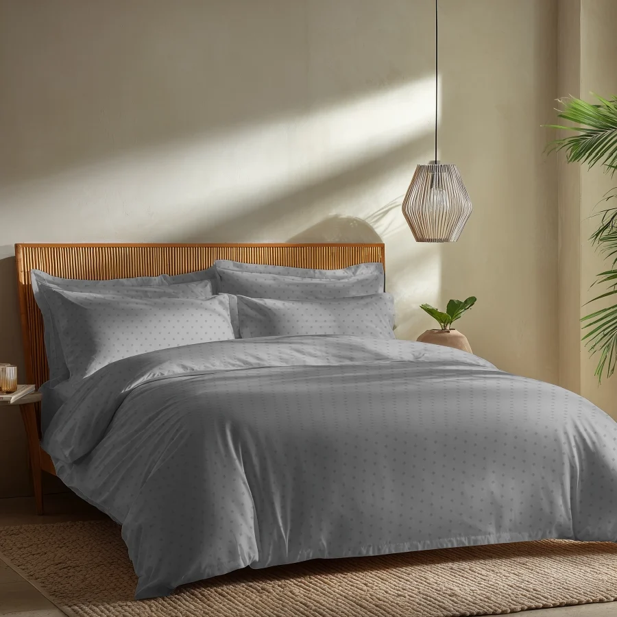Fitted Bedding Set - Swiss Dot - 500TC Complete Set - Image 36