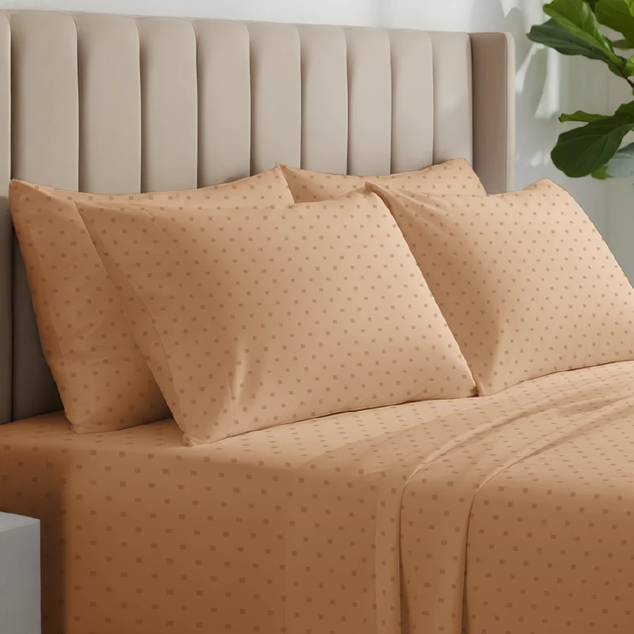 Fitted Bedding Set - Swiss Dot - 500TC Complete Set - Image 4