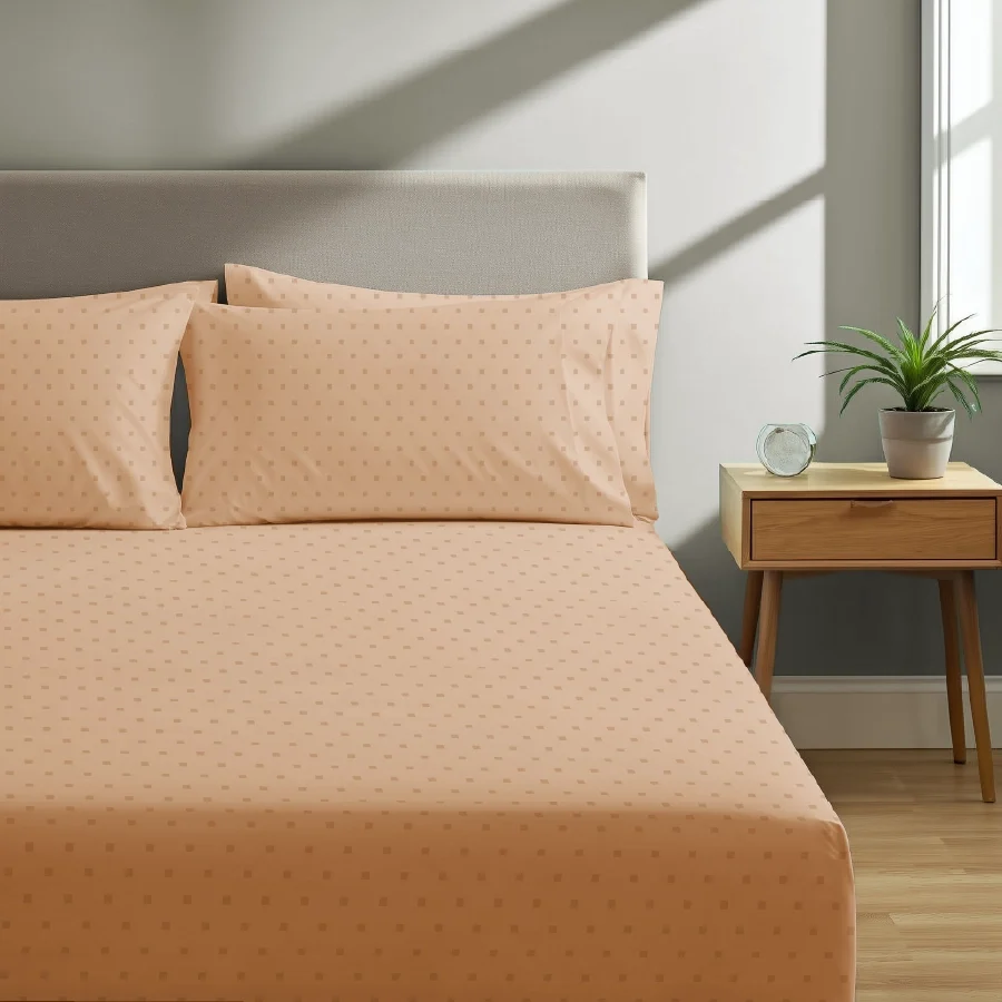 Fitted Bedding Set - Swiss Dot - 500TC Complete Set - Image 5