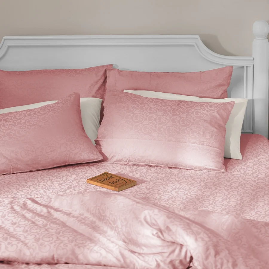 Fitted Set - Blooming Coral Jacquard - Image 15