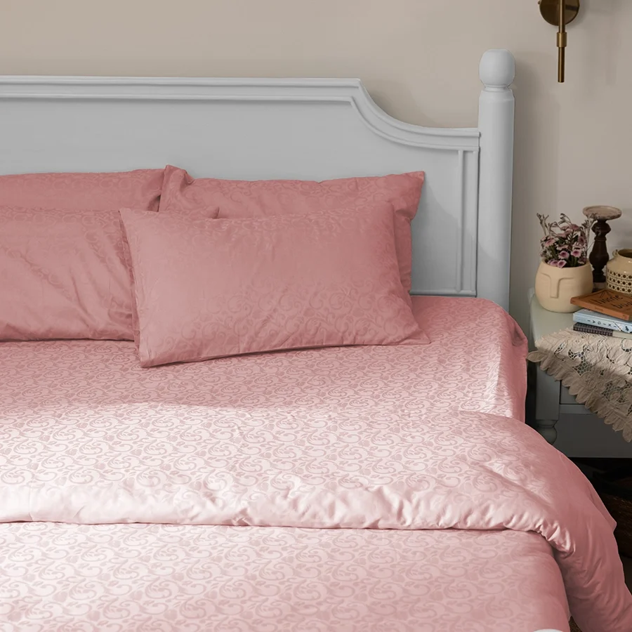 Fitted Set - Blooming Coral Jacquard - Image 16