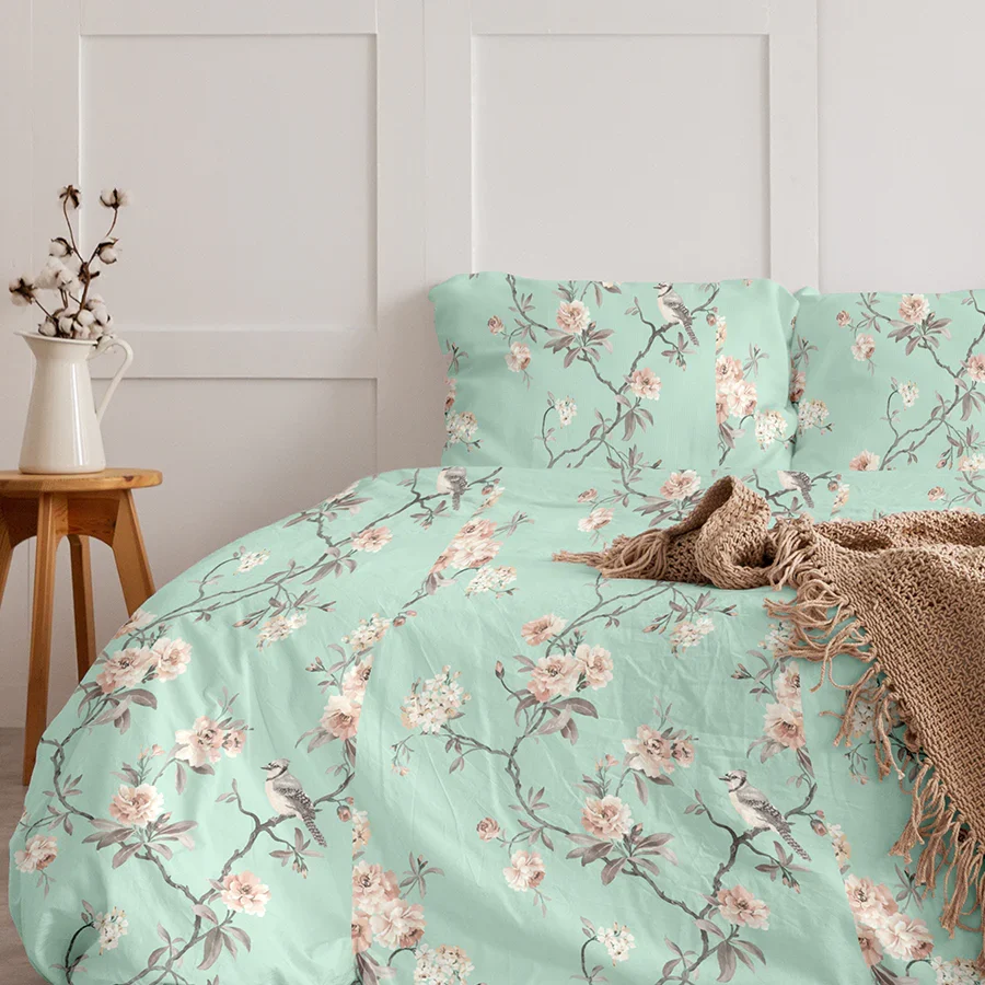 Duvet Cover - 300TC Cherry Blossom - Image 4