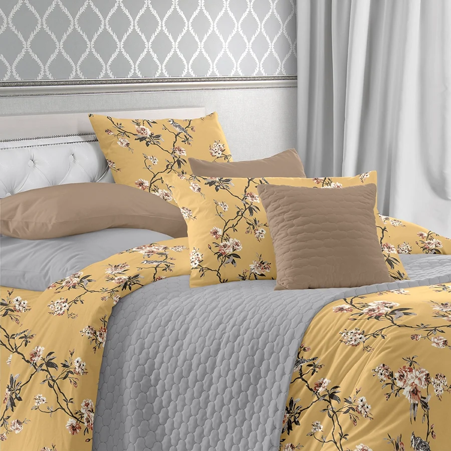 Bedsheet Set - 300TC Cherry Blossom - Image 11