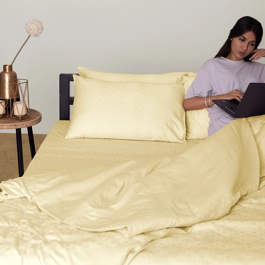 Bedsheet Set - Dazzling Diamond Jacquard - Image 22