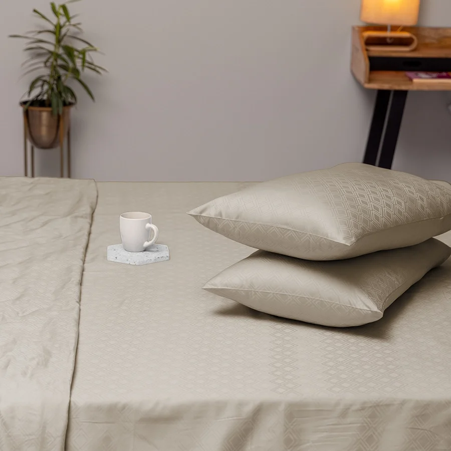 Bedsheet Set - Dazzling Diamond Jacquard - Image 9