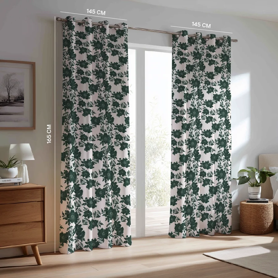Dreamy Flora Curtain (Pack of 2) - Image 2