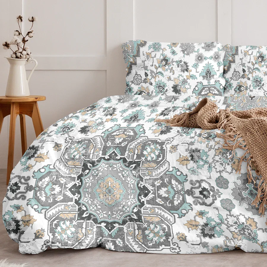 Duvet Cover - 300TC Medallion Earth - Image 4