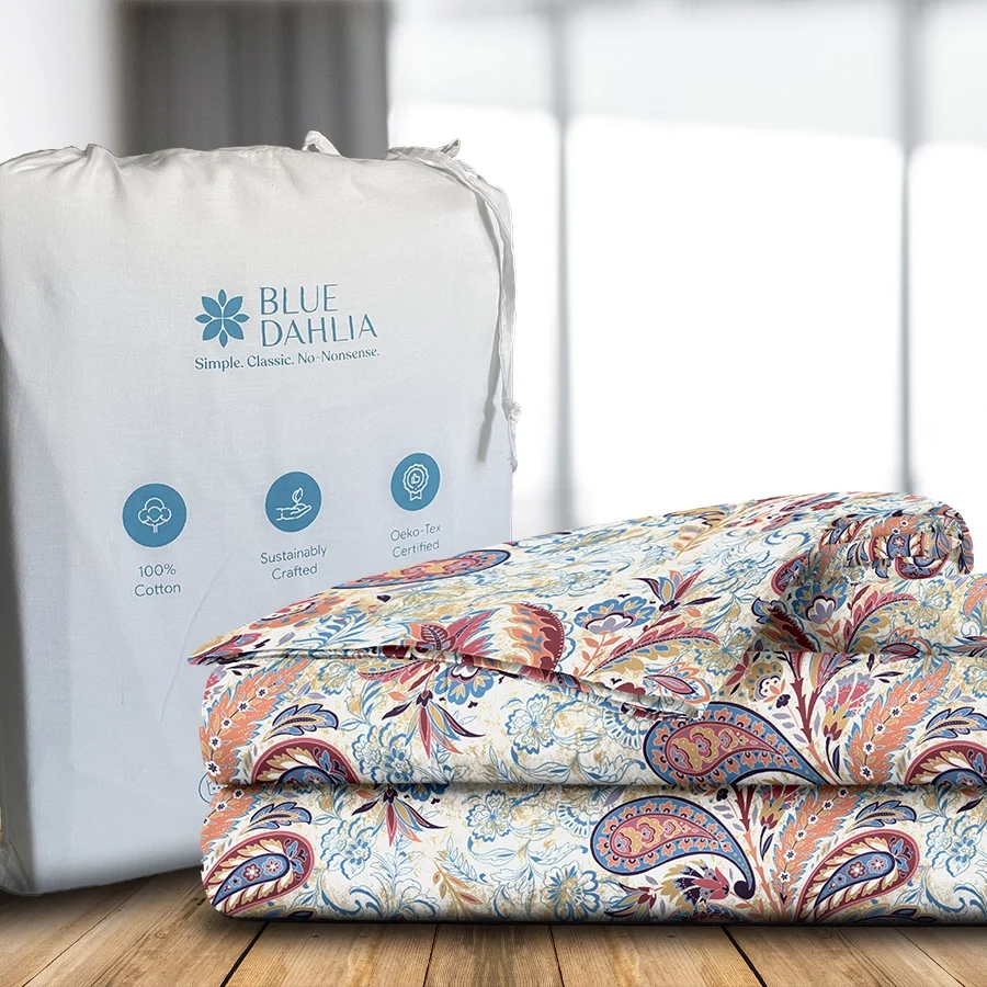 Duvet Cover - 300TC Parsely Bohemian - Image 9