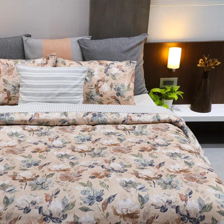 Duvet Cover - 300TC Vintage Rustic Flowers - Image 4