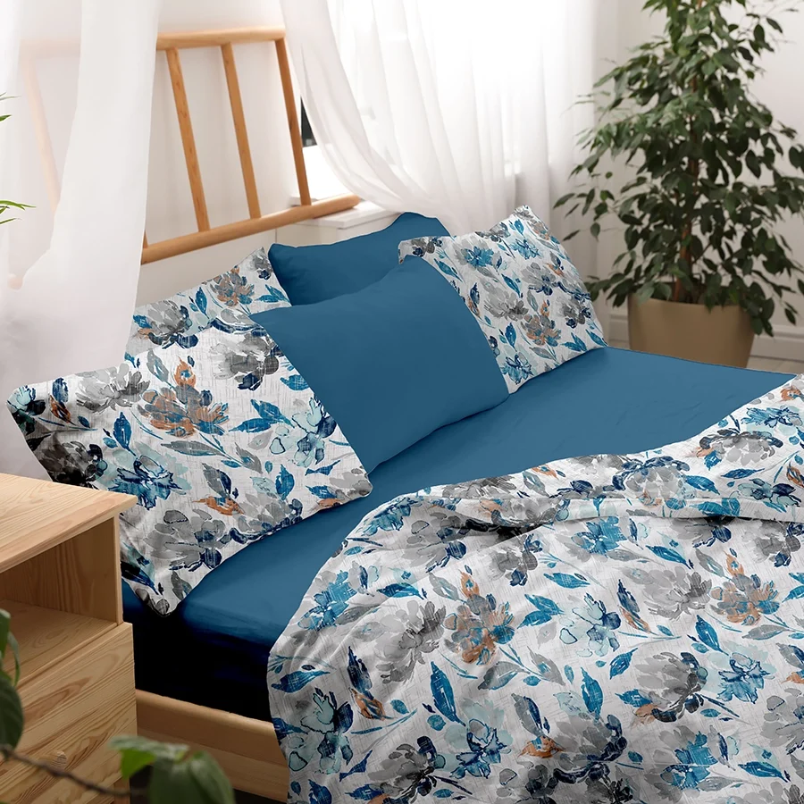 Duvet Cover - 300TC Vintage Rustic Flowers - Image 6