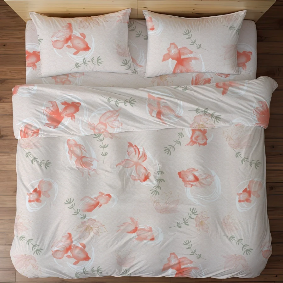 Duvet Cover - Koi Fish