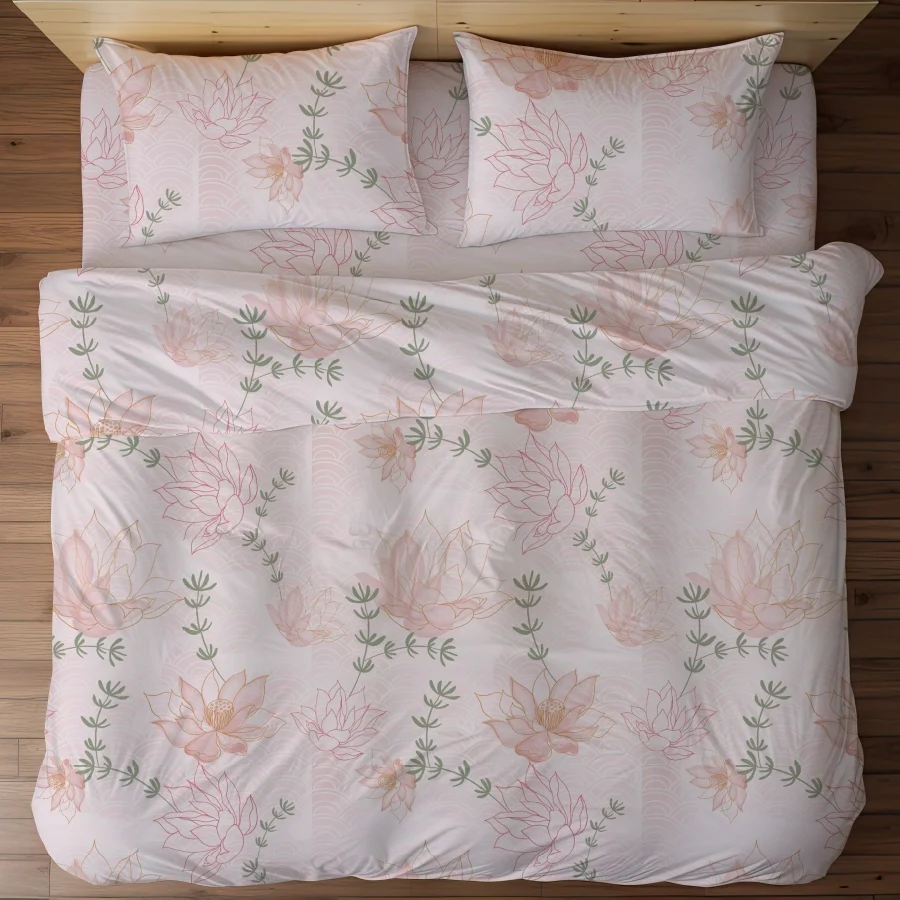 Bedsheet Set - Elegant Floral - Image 3