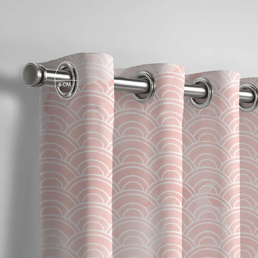 Elegant Floral Curtain (Pack of 2) - Image 3