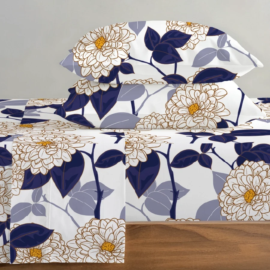 Fitted Set- Dahlia Range Dark Blue - Image 4