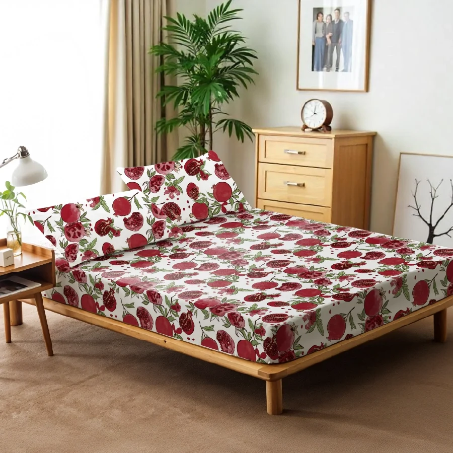 Fitted Set - Garnet Bloom White - Image 4