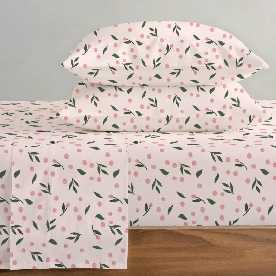 Fitted Set - Olive Grove Soft Pink - Image 4