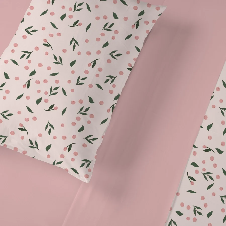 Fitted Set - Olive Grove Soft Pink - Image 5