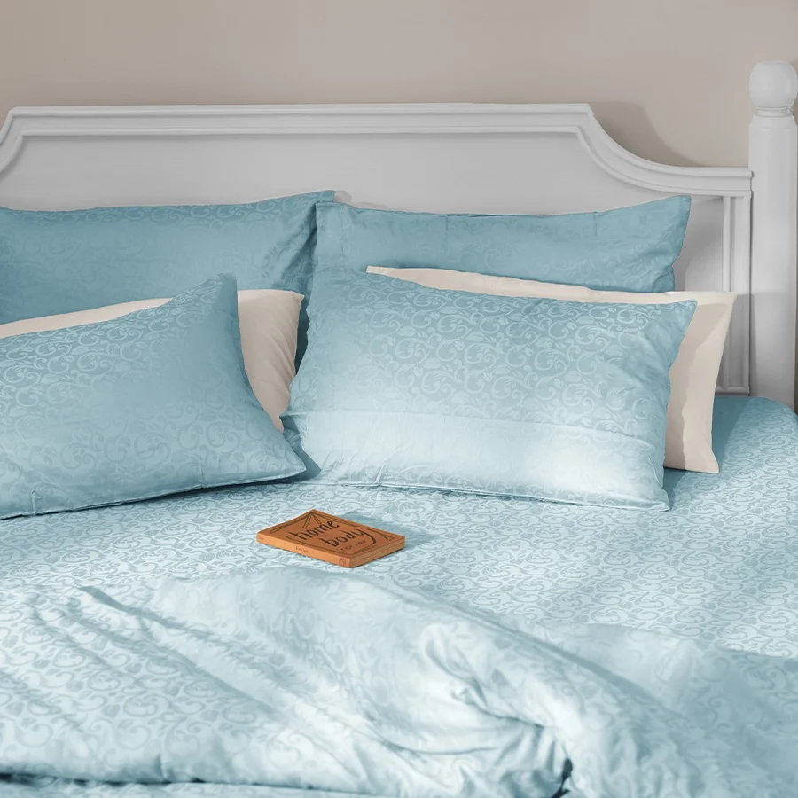 Flat Bedding Set - Blooming Coral - Complete Set - Image 29