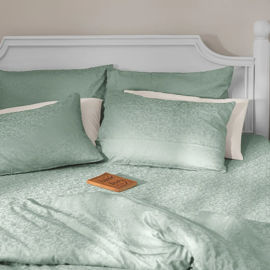Flat Bedding Set - Blooming Coral - Complete Set - Image 36