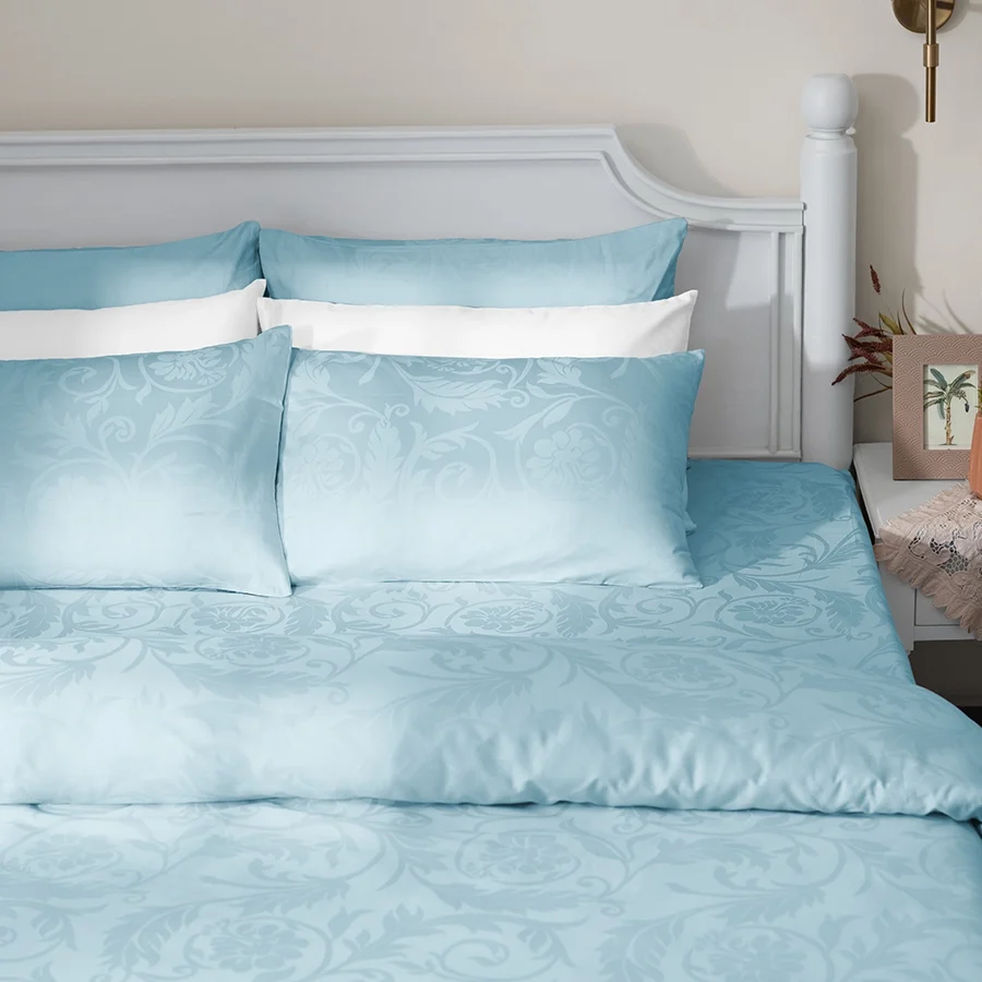 Flat Bedding Set - Bold Floral Jacquard - Complete Set