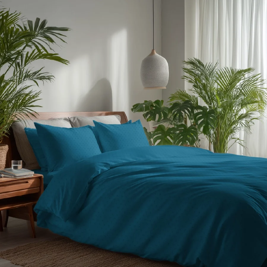 Flat Bedding Set - Swiss Dot - 500TC Complete Set - Image 15