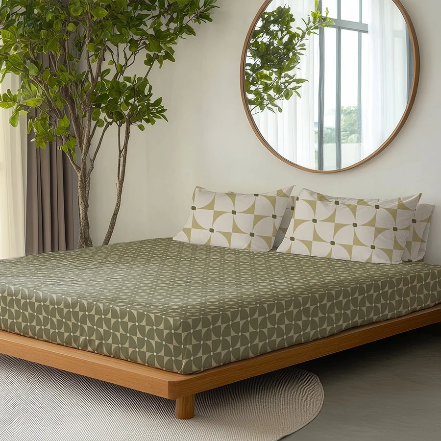 Bedsheet Set - Geo Floral - Image 5