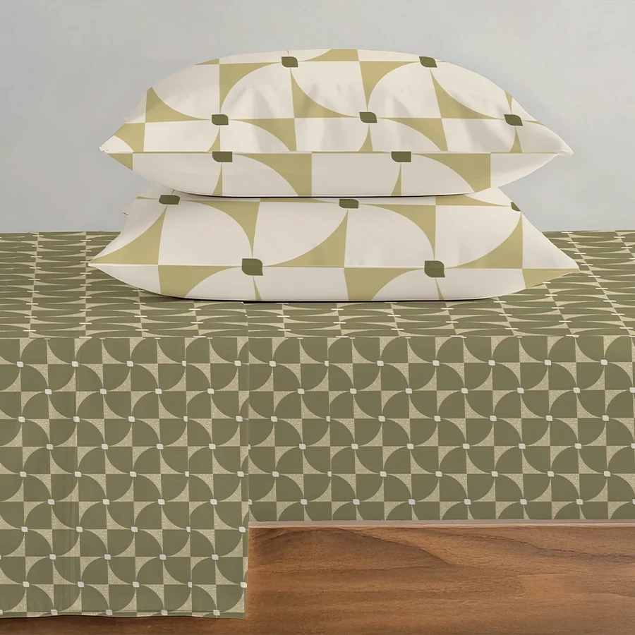 Bedsheet Set - Geo Floral - Image 6