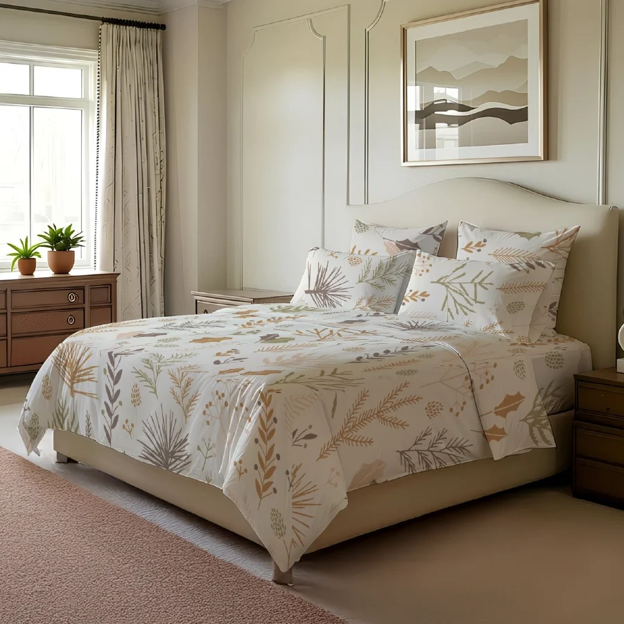 Bedsheet Set - Harvest Leaves - Image 3