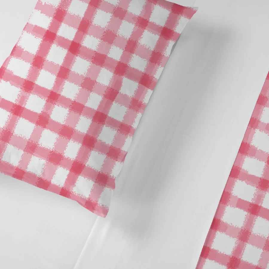 Bedsheet Set - Water Color Checks - Image 4