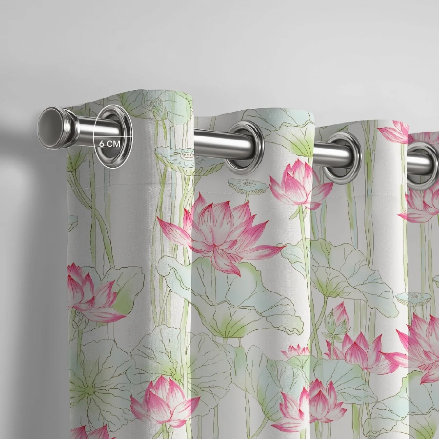 Lotus Elegance Curtain (Pack of 2) - Image 3