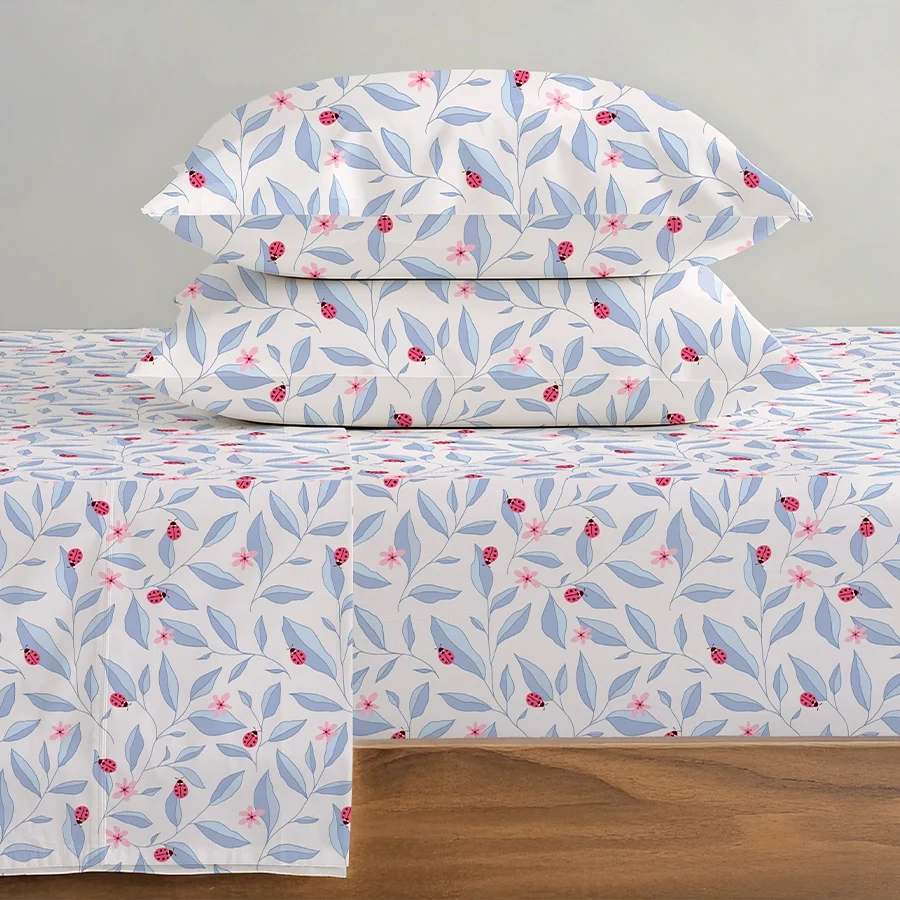 Pillow Cover - Peaceful Ladybug