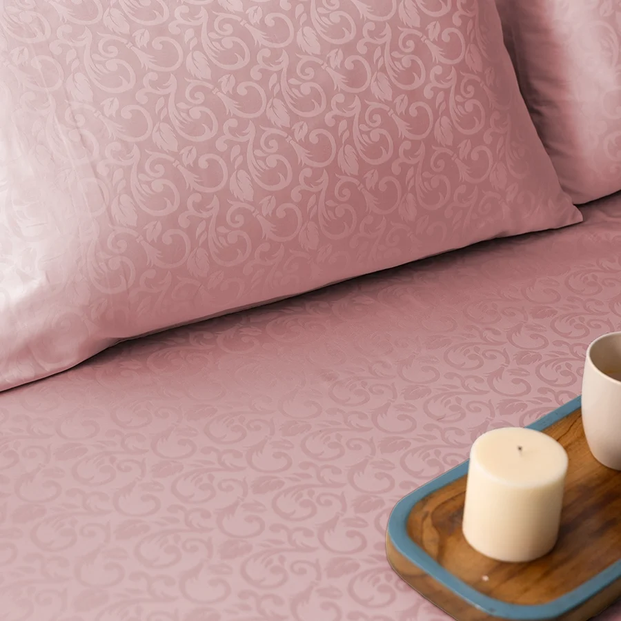 Pillow Cover - Blooming Coral Jacquard - Image 8