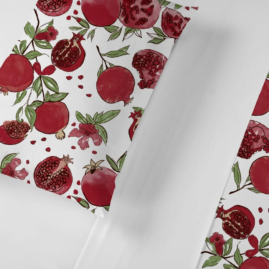 Pillow Cover - Garnet Bloom White - Image 4