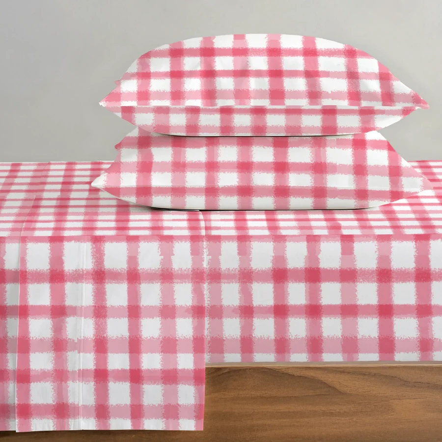 Pillow Cover - Water Color Checks