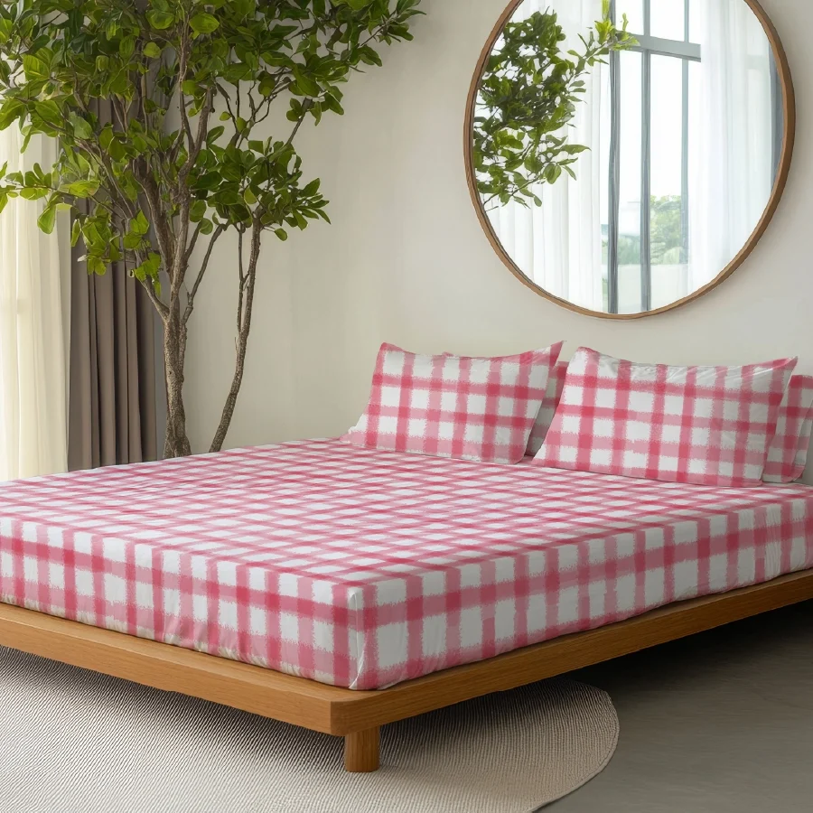 Pillow Cover - Water Color Checks - Image 2