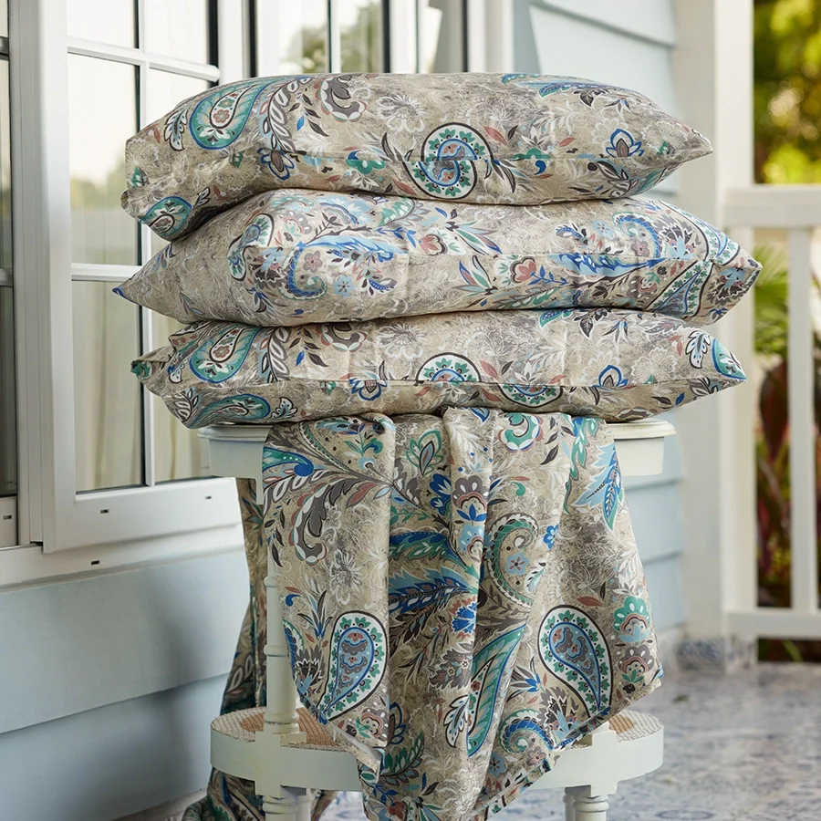 Pillow Cover - 300TC Parsely Bohemian