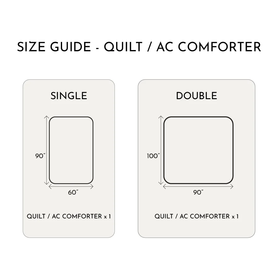 Quilt / AC Comforter | Size: Double | Harvest Leaves - Image 3