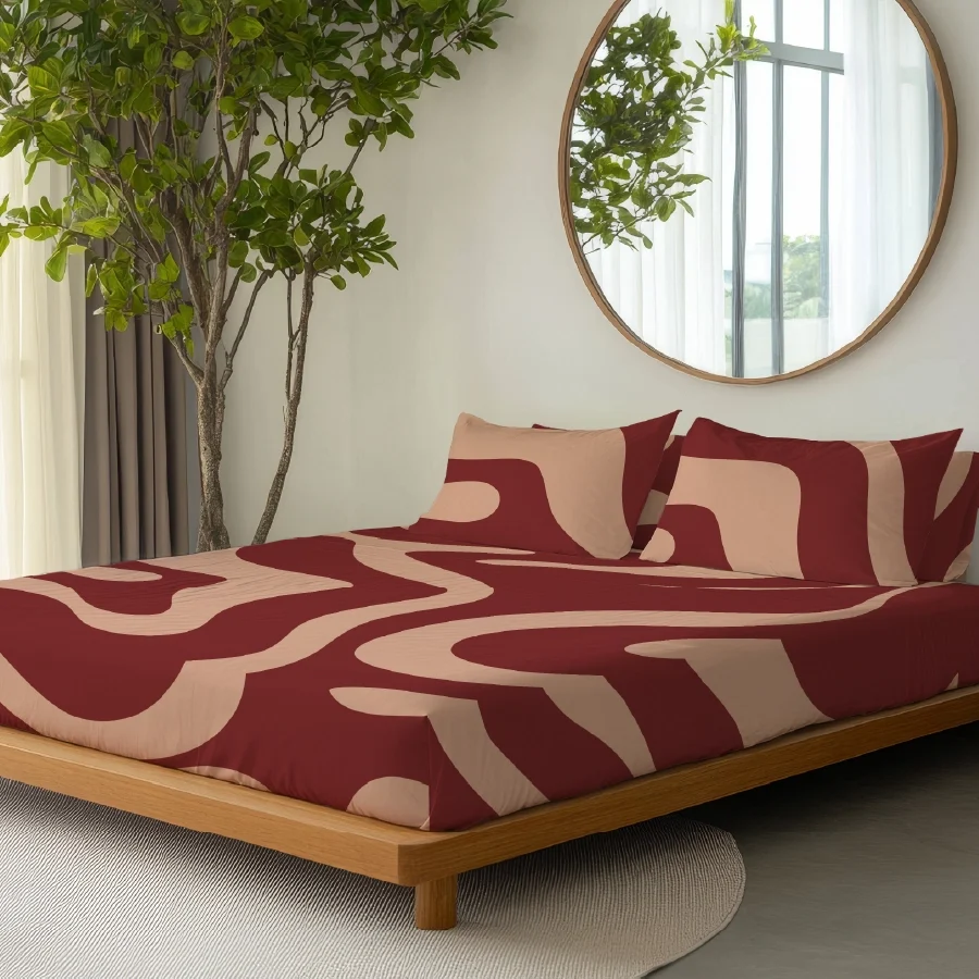 AC Comforter - Wavy Art Bold Line