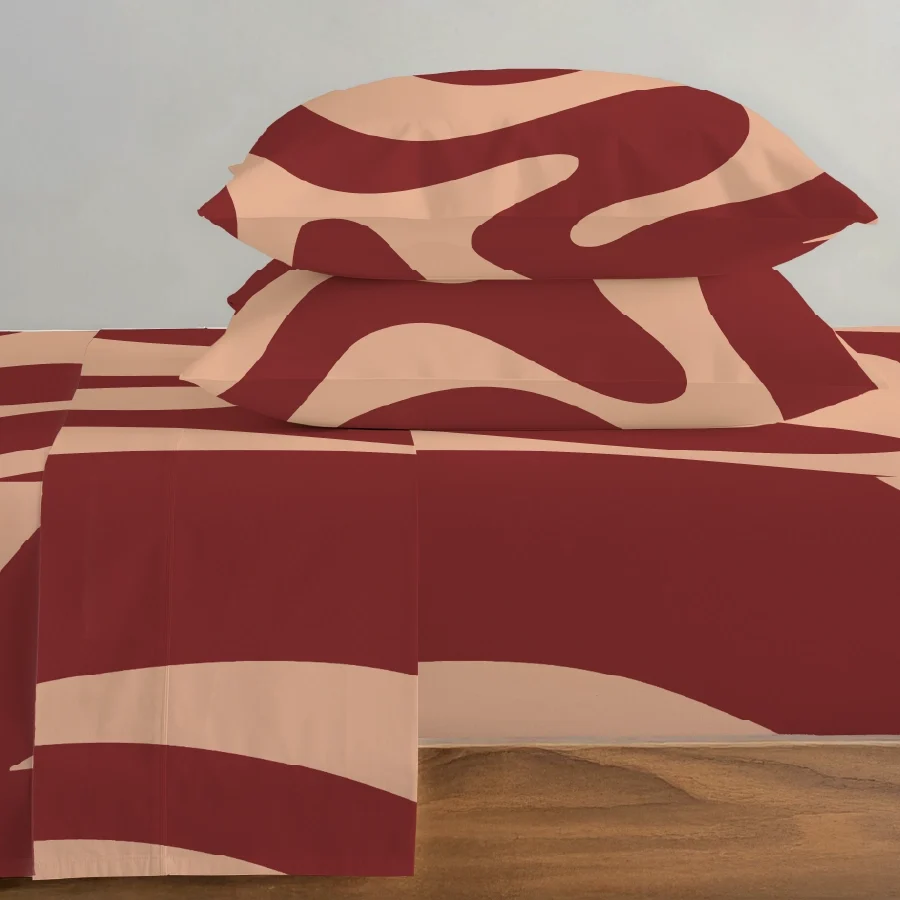 AC Comforter - Wavy Art Bold Line - Image 3