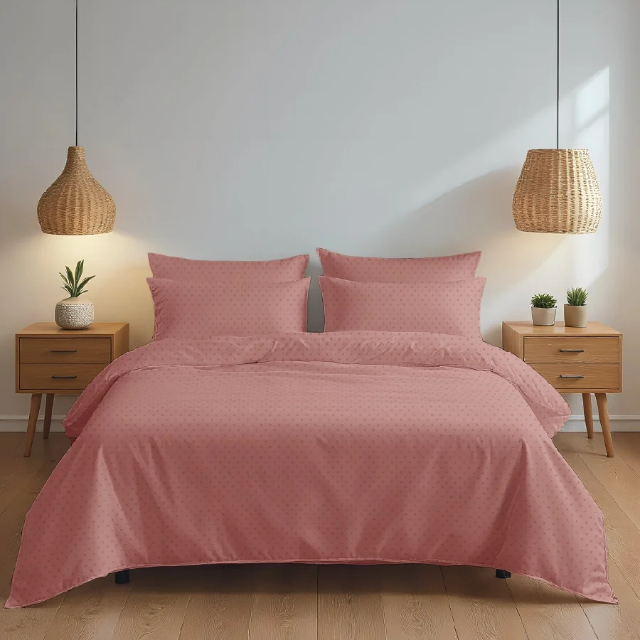 Bedsheet Set - 500TC Swiss Dot - Image 22
