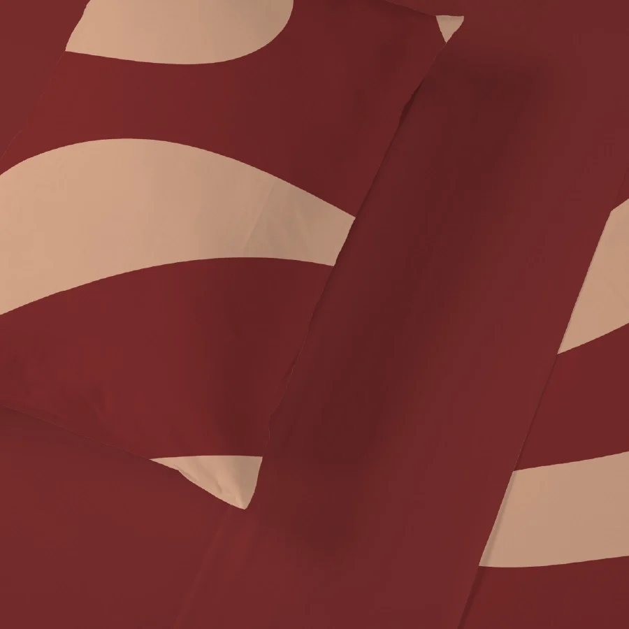 Bedsheet Set - Wavy Art Bold Lines - Image 5